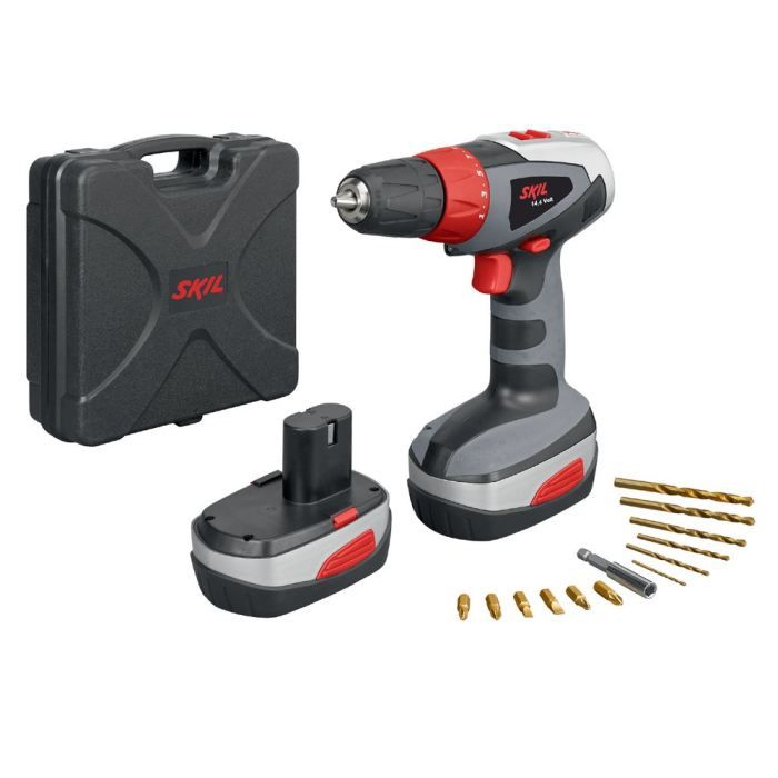 SKIL Perceuse visseuse 2x14,4V + accessoires
