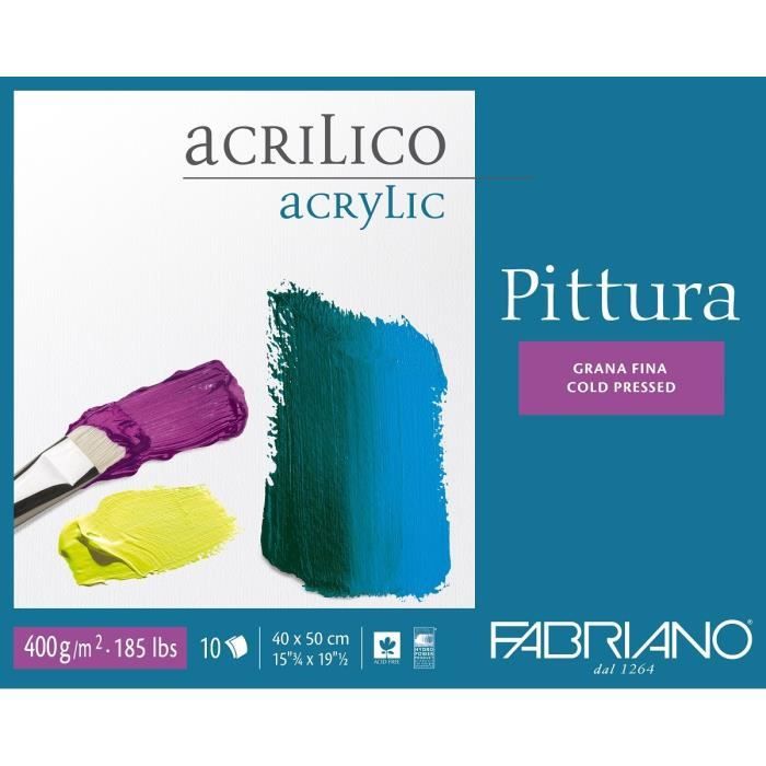 FABRIANO Bloc Pittura 40X50 400g