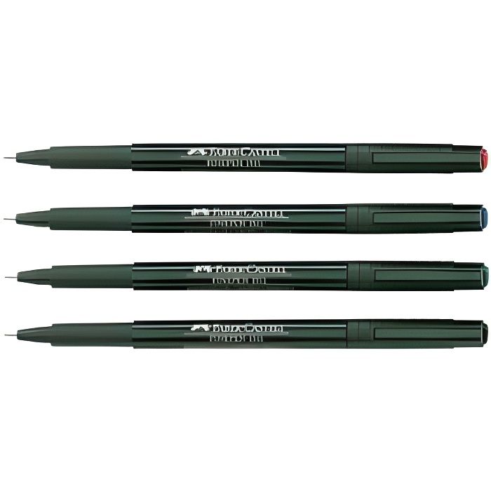 Feutre extra-fin - Faber-castell - Finepen 1511 - Noir - 0,4 mm - Indélébile