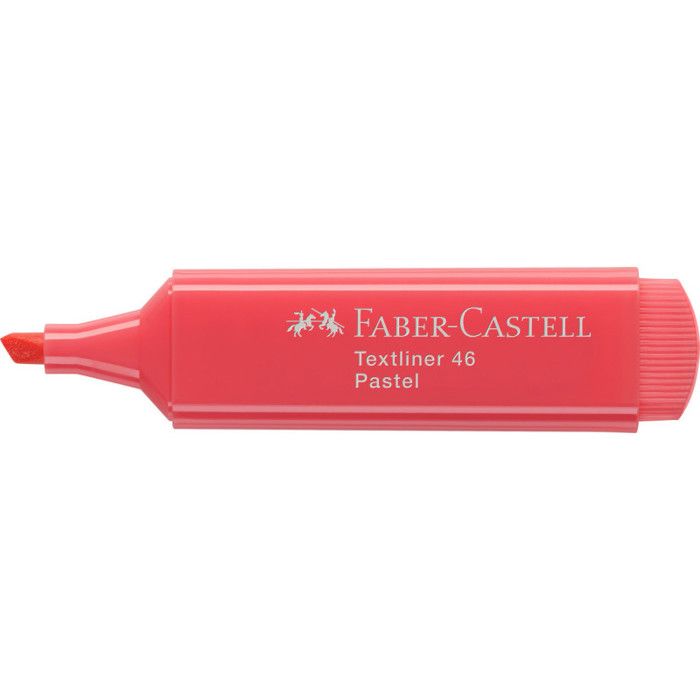 Surligneur - FABER-CASTELL - TEXTLINER 1546 PASTEL - Abricot - Pointe biseautée - Rechargeable