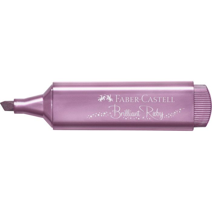 Surligneur - Faber-Castell - TL 1546 - Violet métallisé - Encre scintillante
