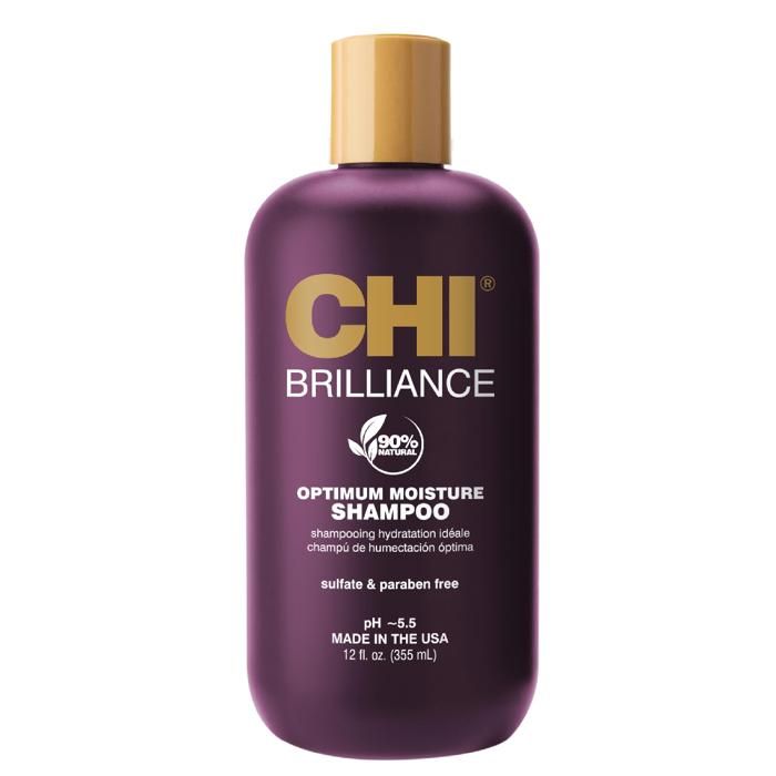 Chi Deep Brilliance Shampooing Hydratation Optimale à l'Olive et au Monoï 355ml