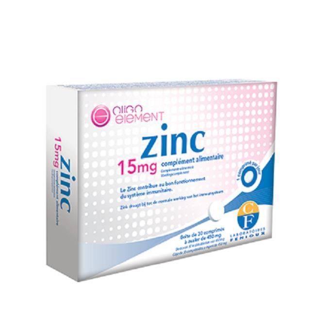 Fenioux Zinc 15Mg 30 Comprimés