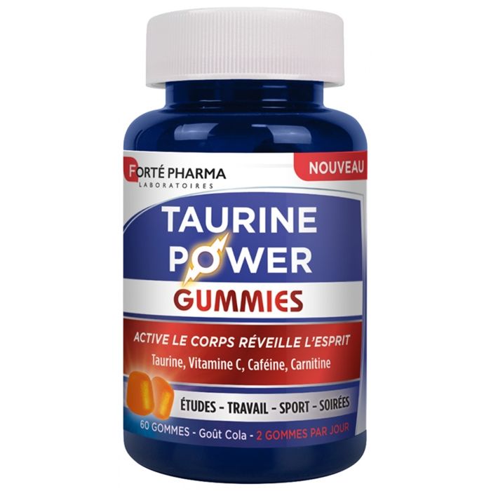 Forté Pharma Taurine Power Énergie 60 Gummies