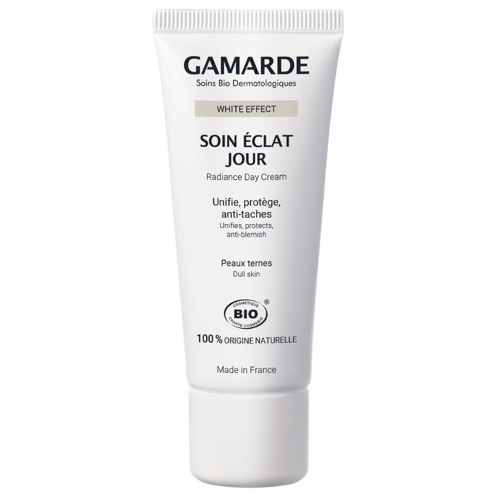 Crème de jour - Gamarde - White Effect Soin Eclat - 40g - 100% Bio - Sans parabène