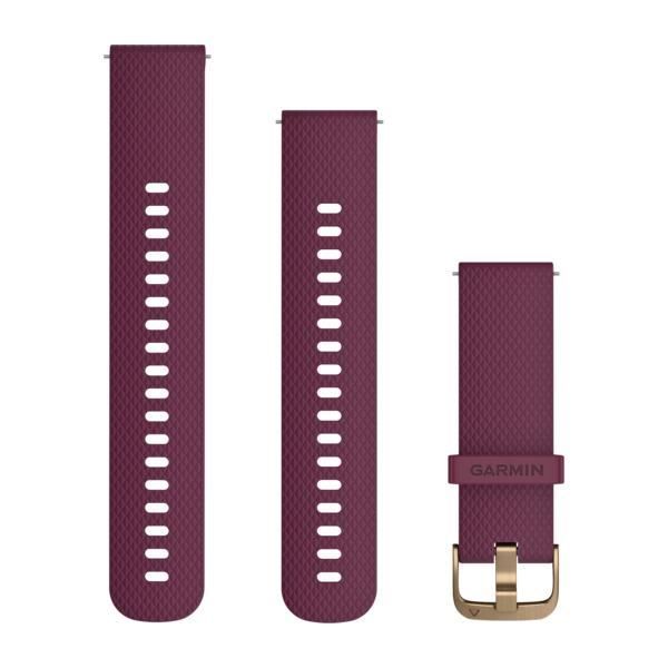 Bracelet de montre - Garmin - 2 - Bordeaux - 20 mm - Sportif et réglable