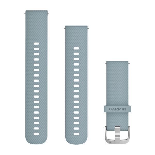 Bracelet de montre - Garmin - Silicone - Bleu/gris - Taille unique - Sportif