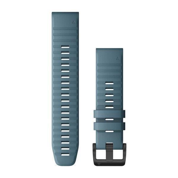 Bracelet de montre - Garmin - Quickfit 22 - Cuir - Silicone - Bleu