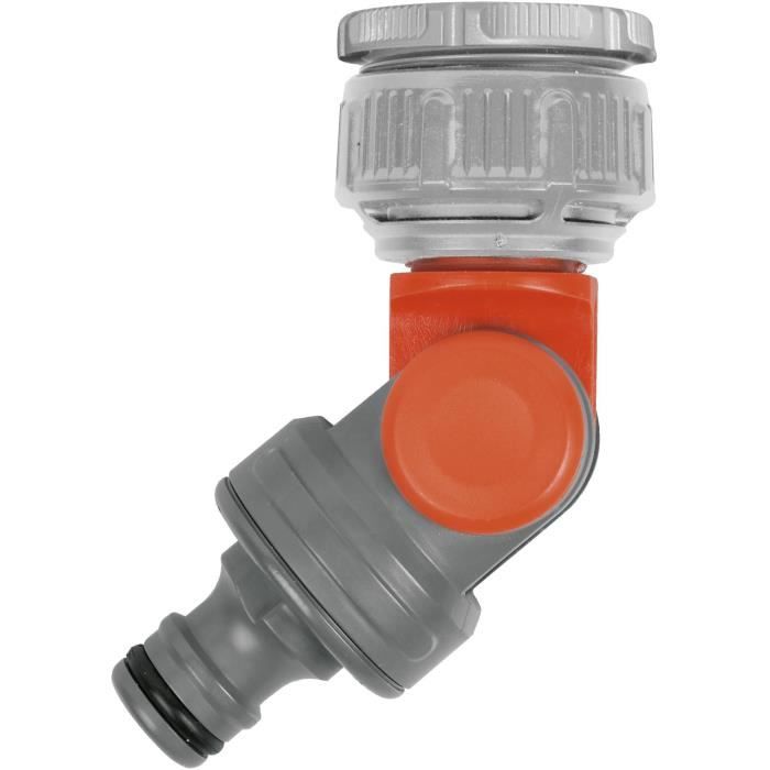 Nez de robinet coudé et articulé GARDENA - Connecteur OGS® - Adapté robinet 33,3mm - Garantie 5 ans