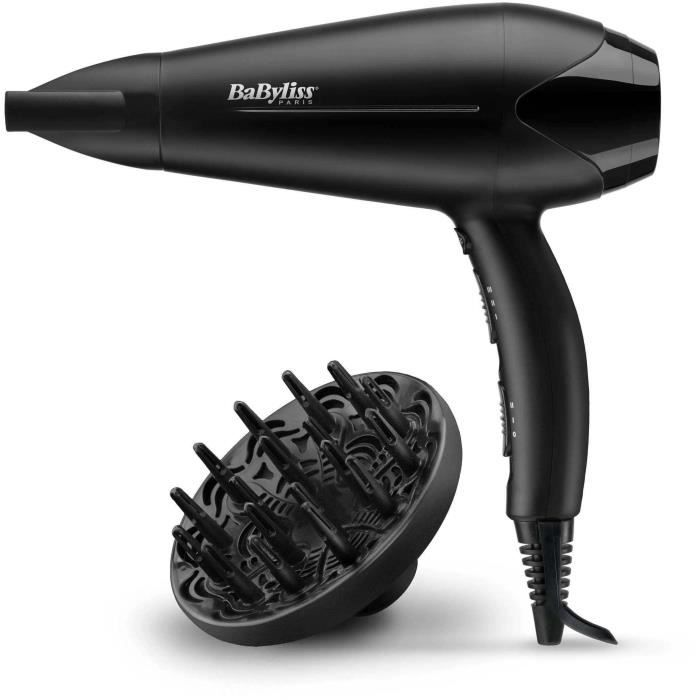 Sèche-cheveux - BaByliss - D563DE Power Dry 2100 - Design Léger et Compact