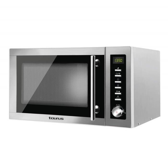 Micro-ondes - Taurus - Laurent - 25 L - 14 niveaux de puissance - Grill inox