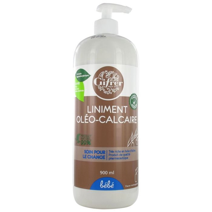 Liniment - Gifrer - Oléo-Calcaire - 900ml - Bébé - Naturel