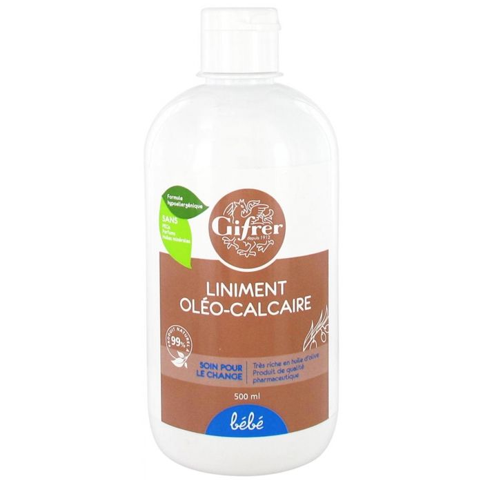 Lait - Gifrer - Liniment Oléo-Calcaire - 500ml - Bébé - Mixte