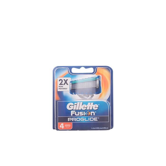 Rasoir - GILLETTE - FUSION PROGLIDE - 4 lames - Pour tous types de peau - Homme