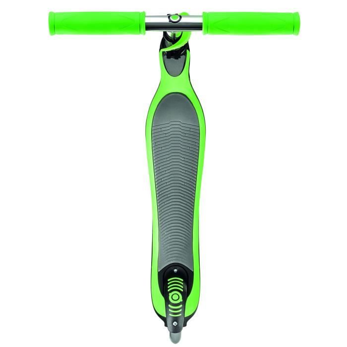 GLOBBER Flow Element Lights Trottinette à 2 Roues en Aluminium avec Roues Lumineuses pour Enfants et Adolescents (à partir de 5 Ans) – Bleu pétrole