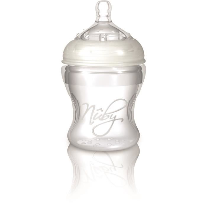 NUBY Biberon souple 150ml tétine débit XS