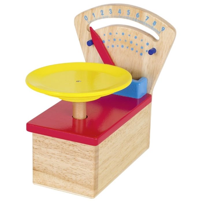 Balance à plateau - Goki - GOLLNEST & KIESEL - Bois massif - Rouge - Pour enfants