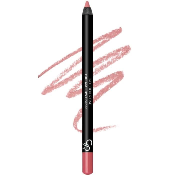 Crayon lèvres - GOLDEN ROSE - Dream lips - Couleur 503 Maroc - Résistant à l'eau - Professionnel