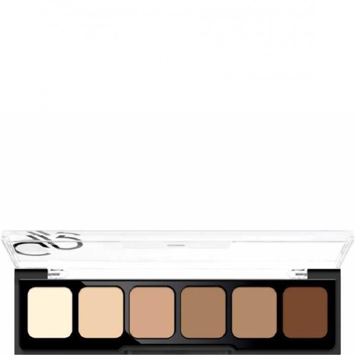 Palette Correct & Conceal - GOLDEN ROSE - 02 Medium Dark - Poudre - Beige - Couvrance optimale