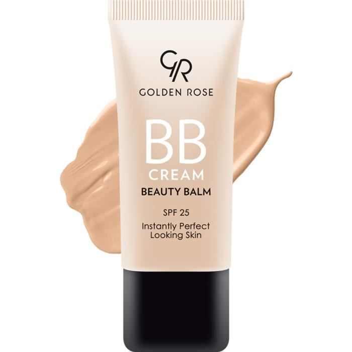 BB Crème - GOLDEN ROSE - Beauty Balm - SPF25 - 30ml - Tous types de peau