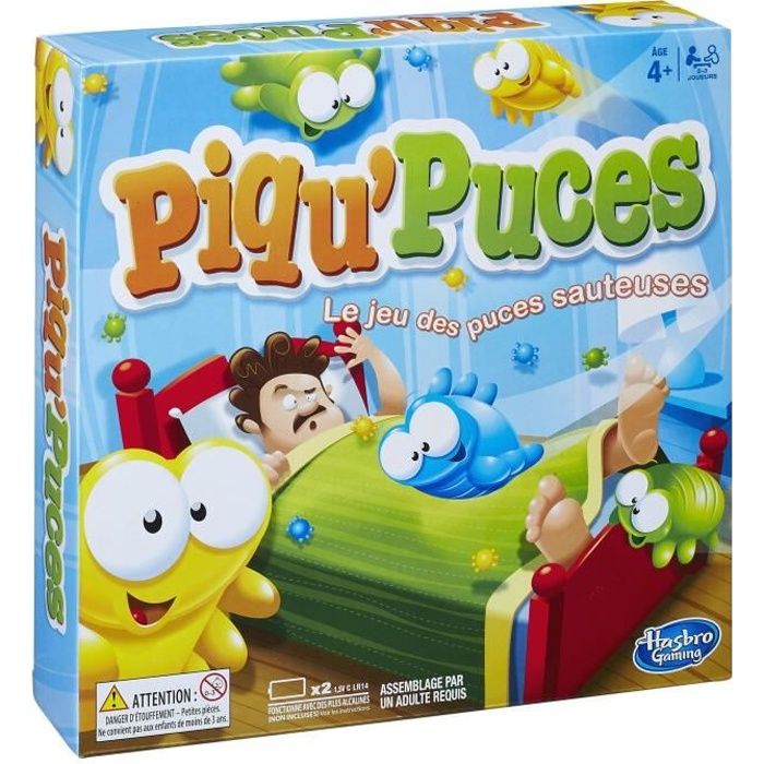 Jeu d'adresse et de rapidité pour enfants - HASBRO - Piqu'Puces - Multicolore - Intérieur