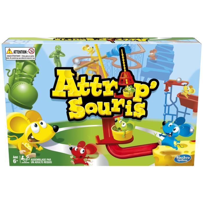 Attrap'souris, Jeu de société enfant, Jeu de plateau, Dès 6 ans, Hasbro Gaming