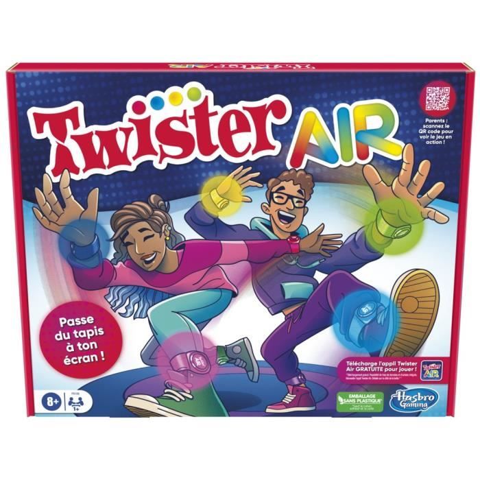 Twister Air, jeu Twister avec appli RA, se connecte aux smartphones et tablettes, jeux actifs de groupe, dès 8 ans