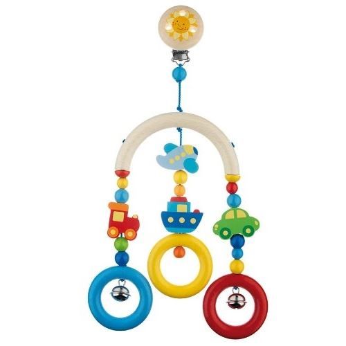 Hochet en bois HEIMESS - Mini-trapèze véhicules