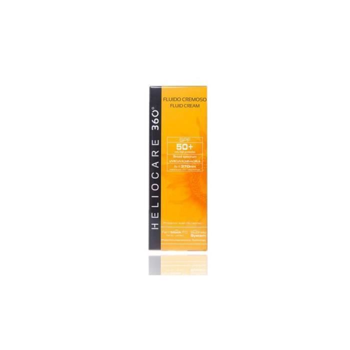 Écran solaire - Heliocare - 360 Creamy Fluid - SPF 50+ - 50 ml - Protection UV