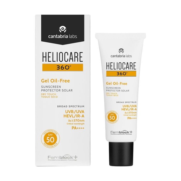 Protection solaire - Heliocare - Gel Oil Free Dry Touch - SPF 50 - 50ml - Antioxydant Fernblock