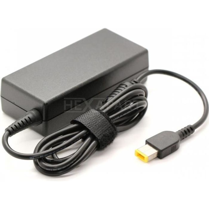 Chargeur Alimentation Pour Lenovo IdeaPad G700 20V 3,25A Embout rectangulaire