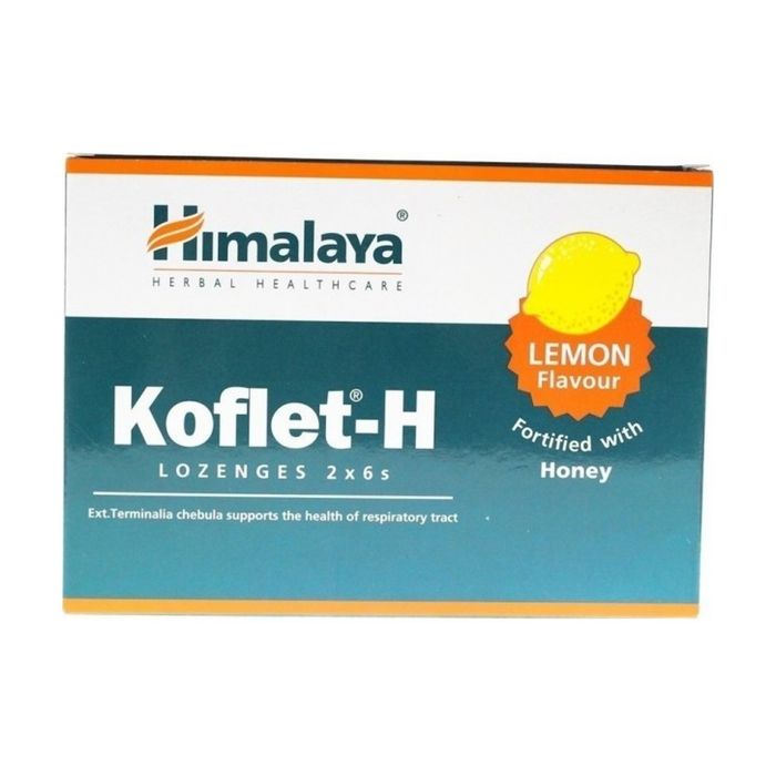 Himalaya à base de plantes Koflet-H Pastilles - Arôme citron - 12 Pastilles GEL DE DOUCHE - GEL DE BAIN - CREME DE DOUCHE - CREME
