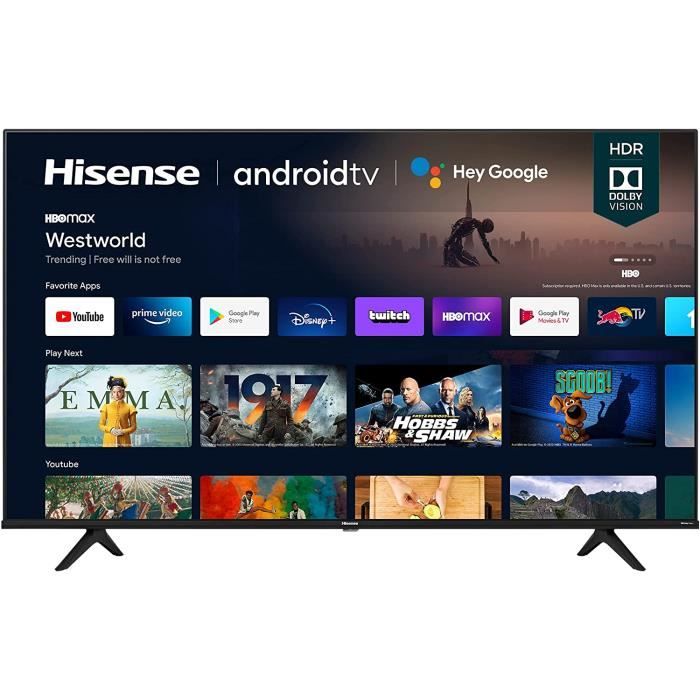 TV LED HISENSE ULTRA HD 4K 43 43A6G SMART TV VIDAA U