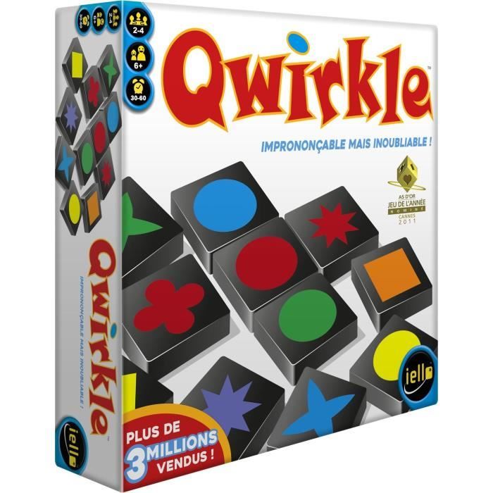 Iello - Qwirkle - Jeu de société familial - Dès 6 ans