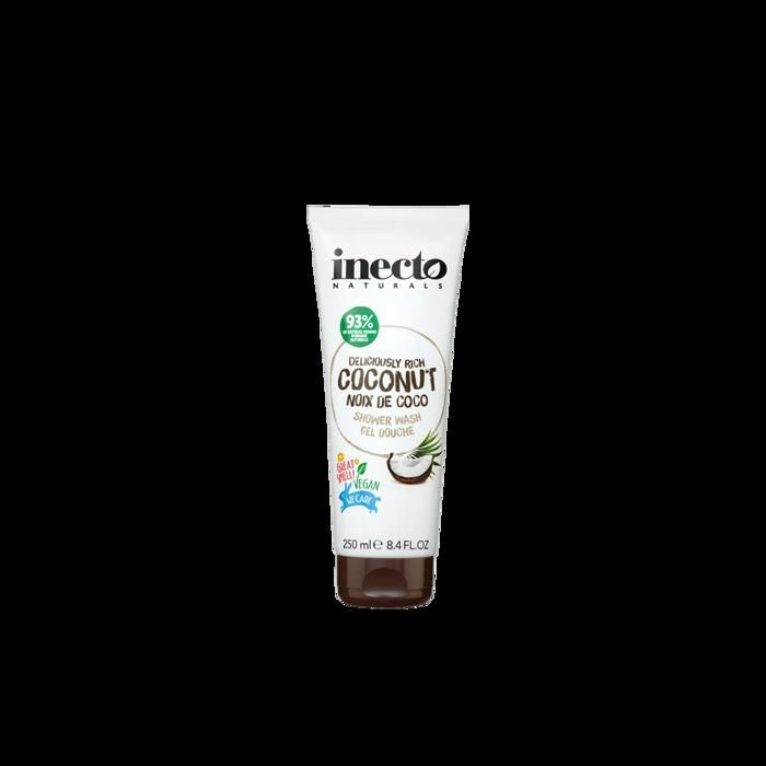 Lavage de douche - INECTO - Huile de coco biologique - Hydratant - Sans parabène - Flacon