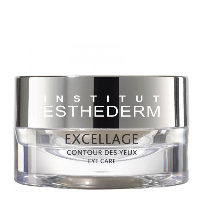 Crème Contour des Yeux - INSTITUT ESTHEDERM - Excellage - 15ml - Peaux Matures - Sans Parfum