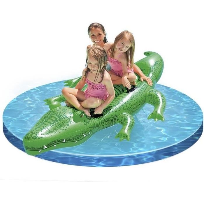 Crocodile à chevaucher - INTEX - Longueur 193 cm - Mixte - A partir de 3 ans