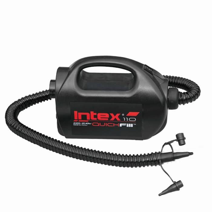 INTEX Gonfleur Mini Compresseur Electrique 12 & 220-240 Volts
