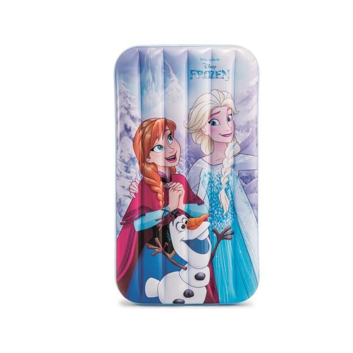 Matelas gonflable enfant - INTEX - Reine des Neiges - Vinyle - 157x88x18 cm