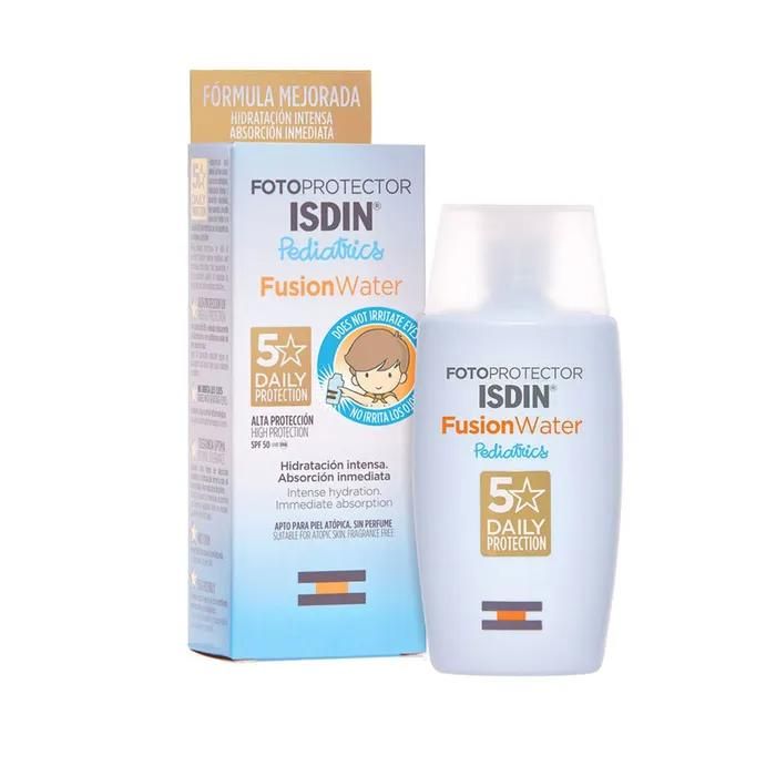 Crème solaire - ISDIN - Fotoprotector Pediatrics - SPF 50+ - Résistant à l'eau - Safe-Eye Tech