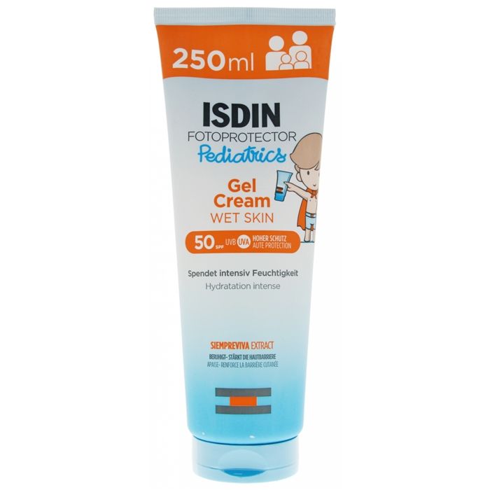 Isdin Fotoprotector Pediatrics  Gel Cream Crème Solaire Corps Pour Enfants SPF50 250 ml