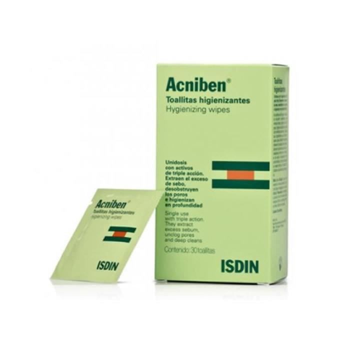 ISDIN - Isdin Acniben Lingettes Désinfectantes 30 Unités