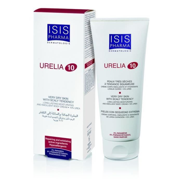 Crème Hydratante Exfoliante - Isispharma - Urelia 10 - 150ml - Peaux très sèches - Visage & Corps