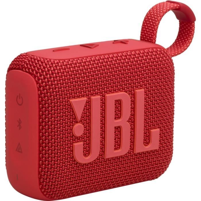 Enceinte Bluetooth ultra-portable - JBL GO 4 - Bluetooth 5.3 - Rouge