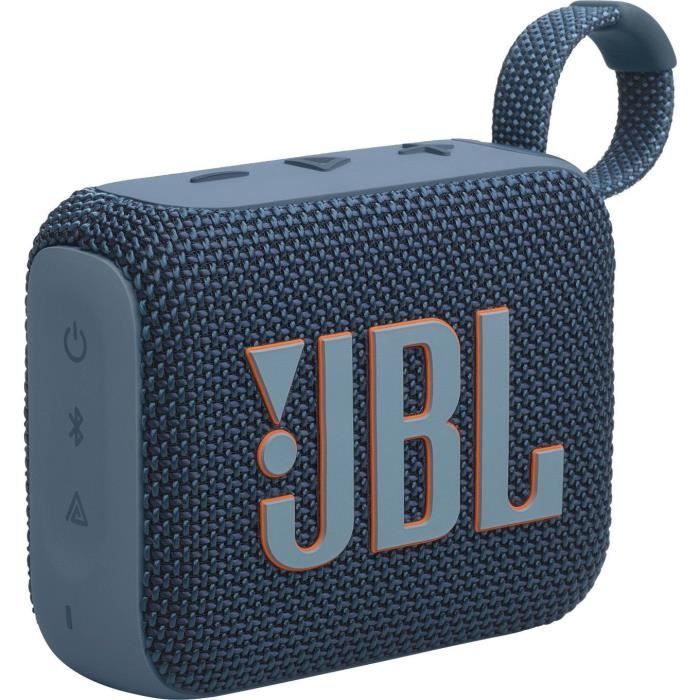 Enceinte Bluetooth ultra-portable - JBL GO 4 - Bluetooth 5.3 - Bleu