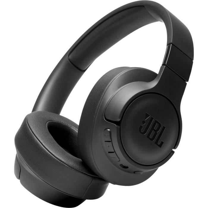 JBL Tune 710 BT - Casque circum-auriculaire sans fil - Son JBL Pure Bass - Bluetooth 5.0 - Jusqu'à 50h d'autonomie - Noir