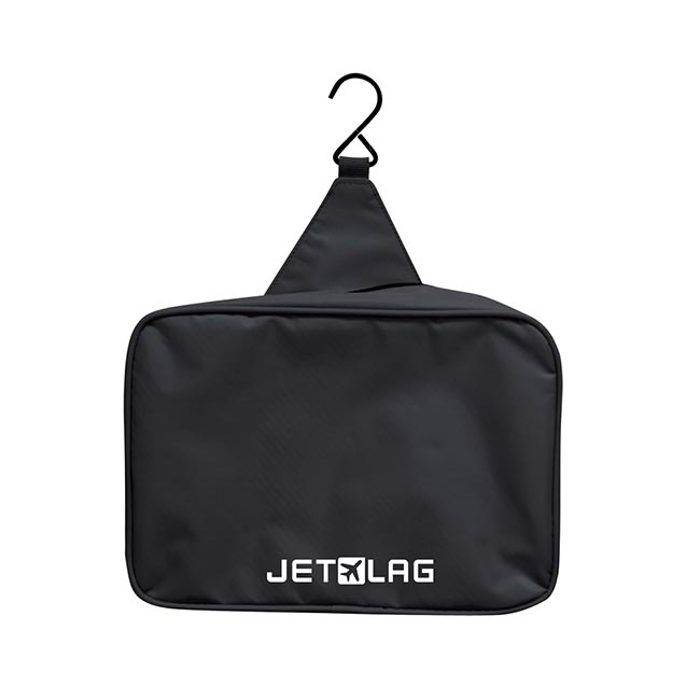 Trousse de toilette - Jet Lag - VO1114 - Noir et blanc - Polyester - H17 cm