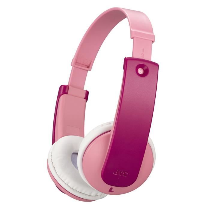 Casque enfants JVC HA-KD10W-P-E Rose