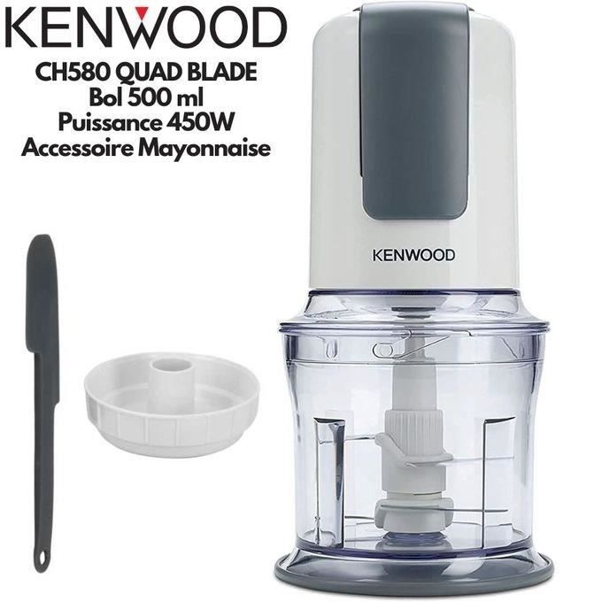 KENWOOD - Hachoir Électrique Ch580 - 0,5 L 450 W - Blanc