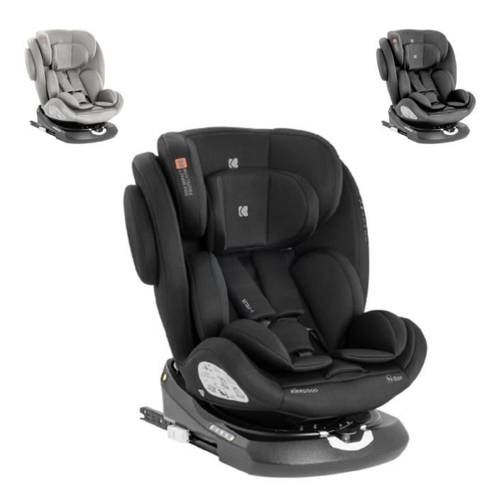 Kikkaboo siège enfant Felix Isofix groupe 0+/1/2/3 (0-36kg) Top Tether Reboard [noir uni]